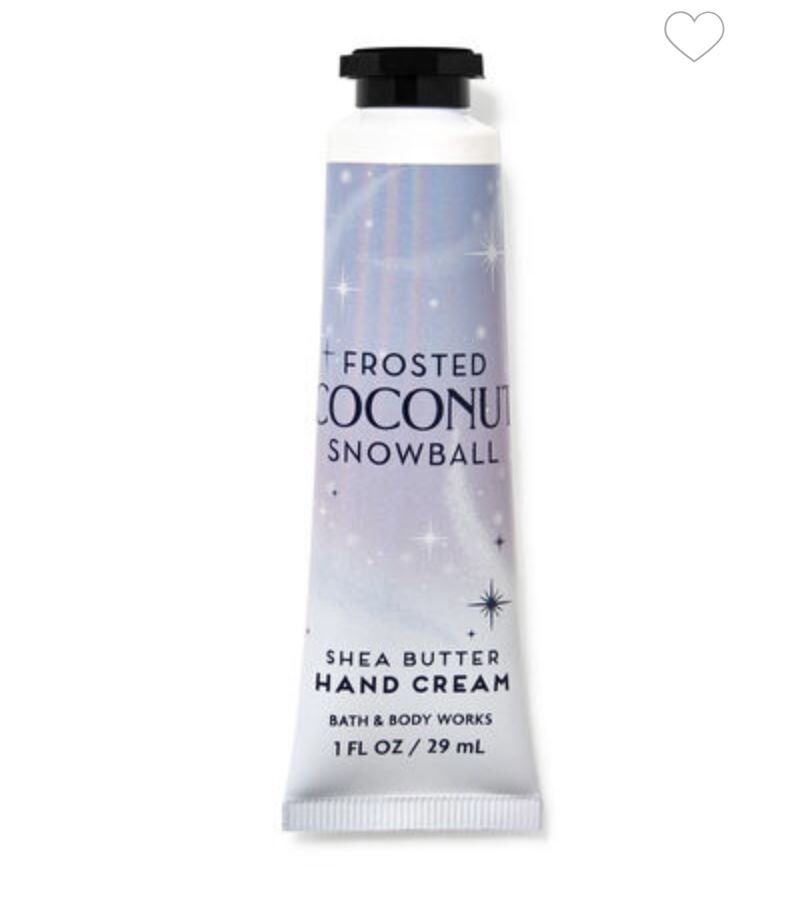 Bath and Body Works Frosted Coconut Snowball крем для рук, 29 мл