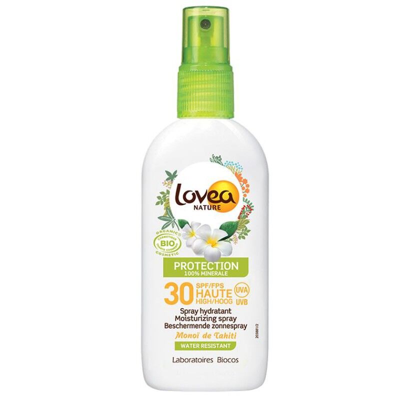 Lovea зволожуючий спрей SPF 30, 100% мінеральний захист, 100 мл