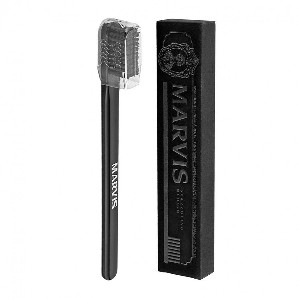 Marvis Black Medium Toothbrush