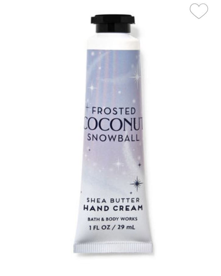 Bath and Body Works Frosted Coconut Snowball крем для рук, 29 мл