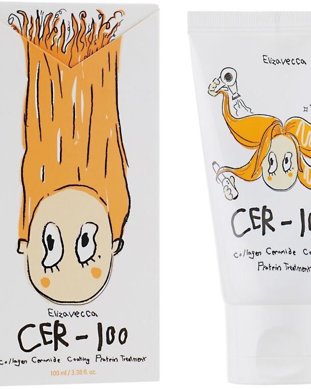 Elizavecca Hair Care Milky Piggy Collagen Ceramide Coating Protein Treatment Cer-100, 100 мл