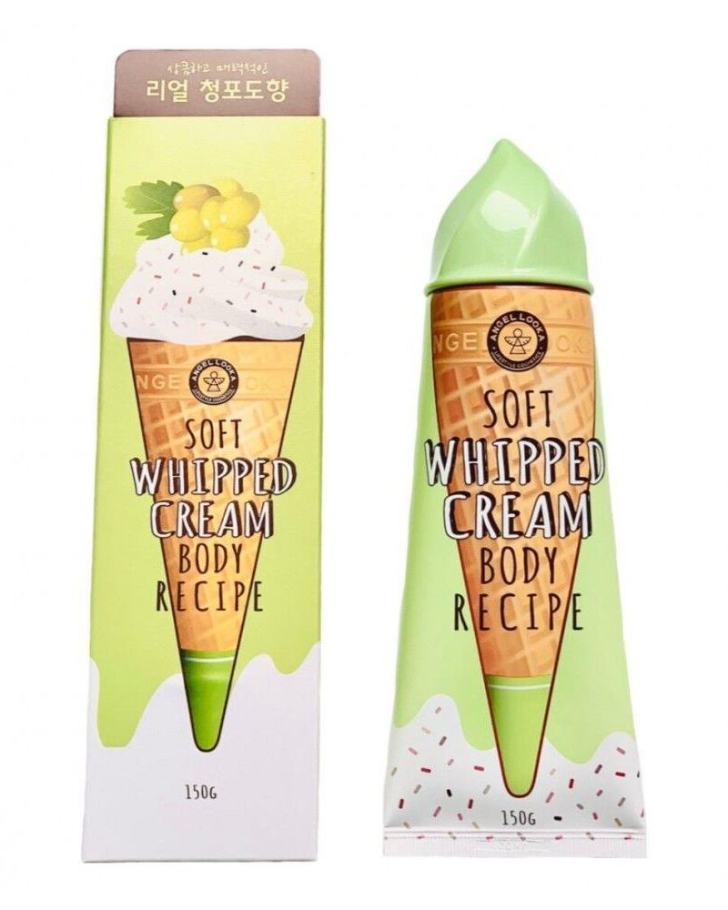 Angel Looka Soft Whipped Cream Body Recipe Green Grape, 150 гр