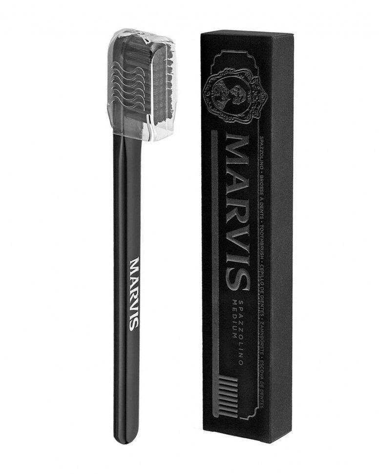 Marvis Black Medium Toothbrush
